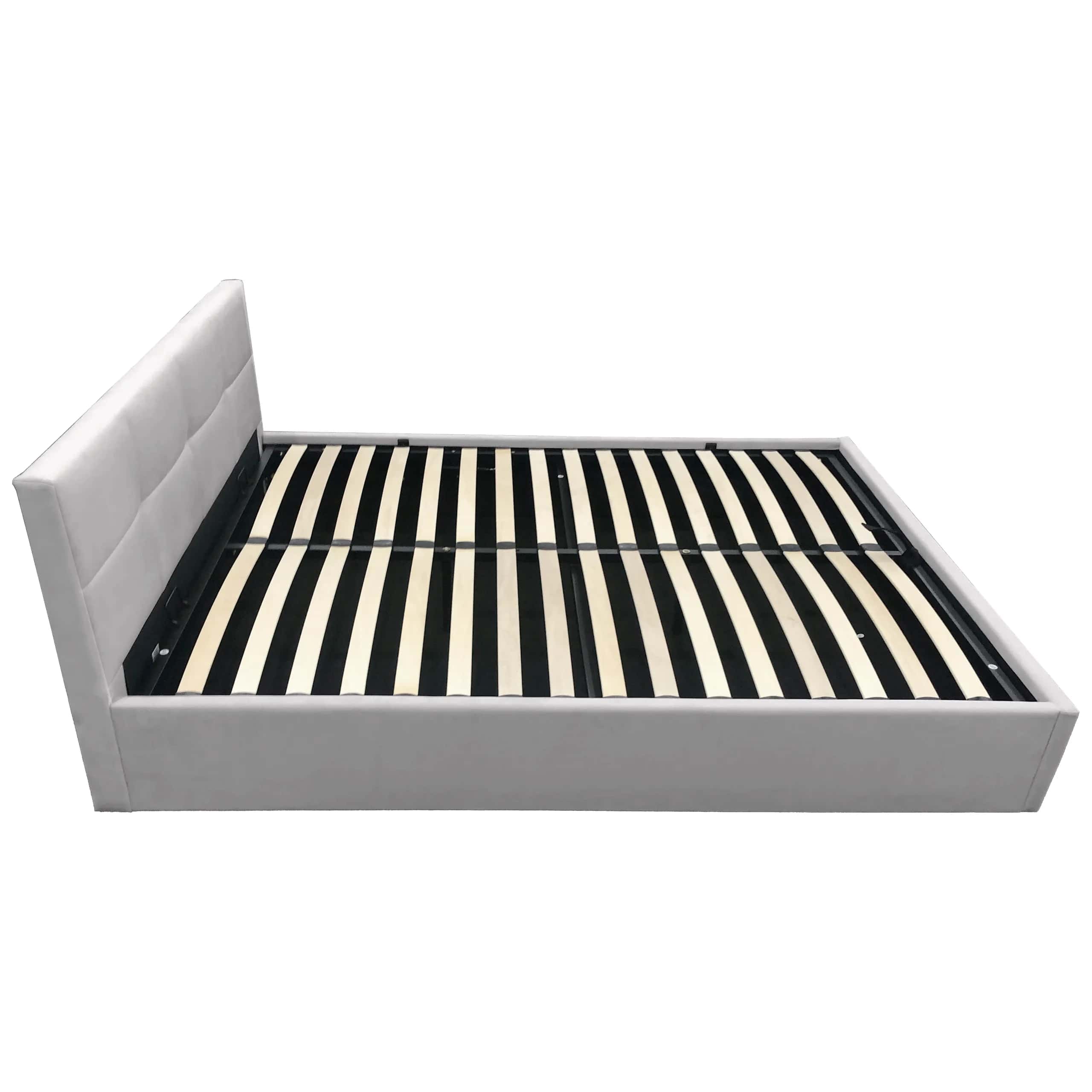 LT103 Łóżko Quadro 160x2x81 szary – miniatura 6