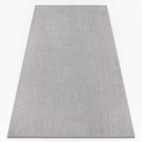 Dywan SZNURKOWY SIZAL FLAT 48663/320 szary GŁADKI – miniatura 1