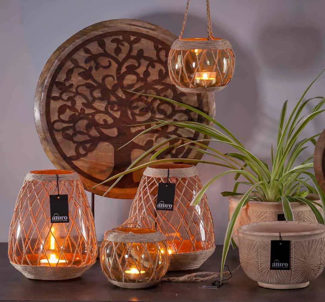 Lampion CHORIS taupe_Aluro – miniatura 3