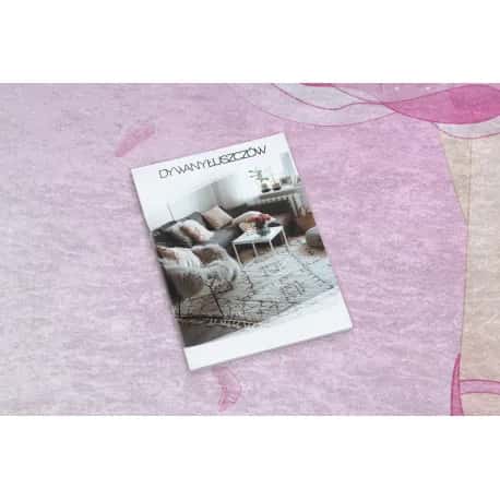 Dywan do prania BAMBINO 42830 Balerina dla dzieci, antypoślizgowy - różowy – miniatura 3