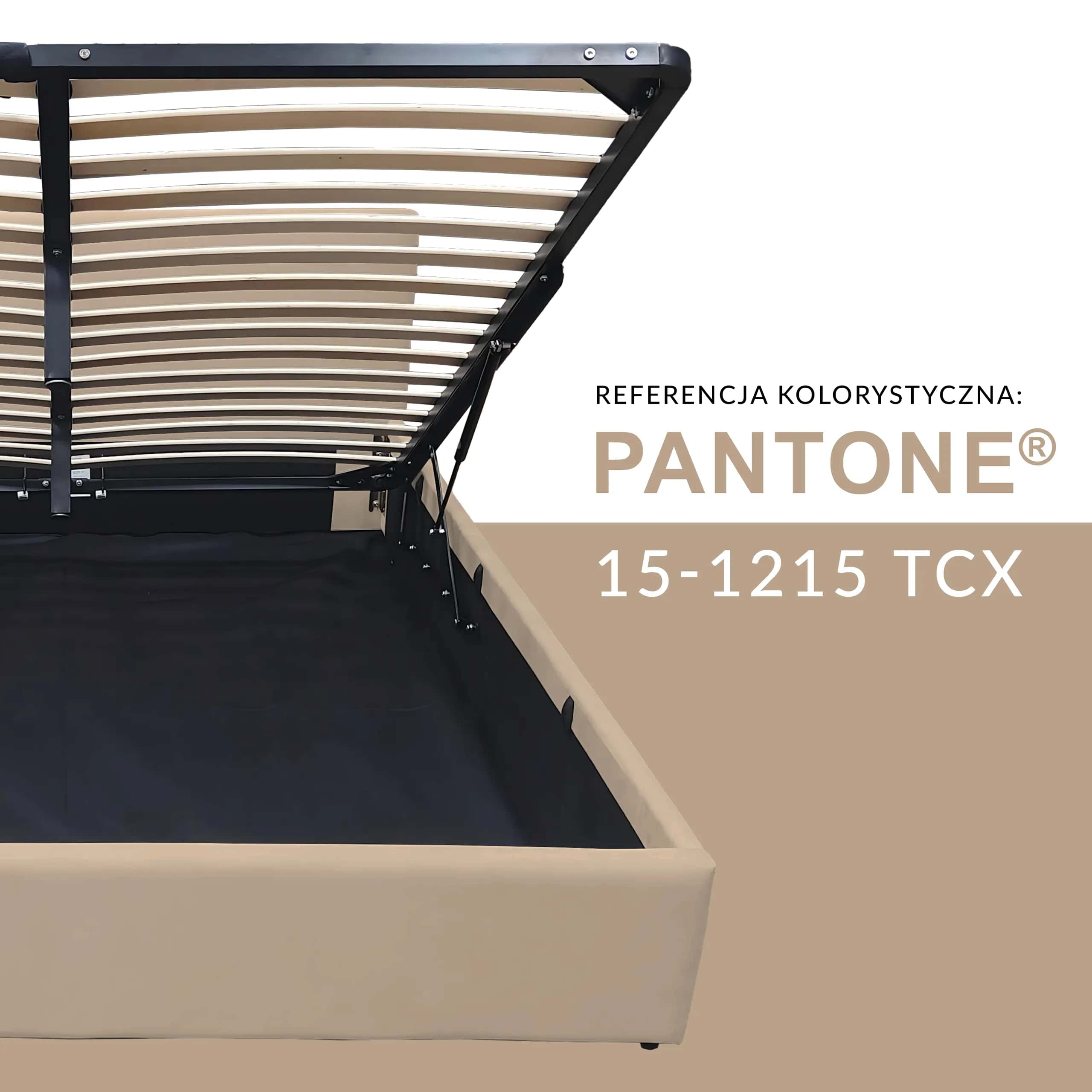 LT101 Łóżko Velio 140x2x80 złoty brąz – miniatura 6