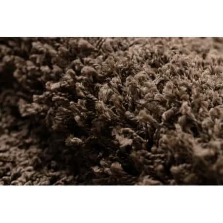 Dywan SOFFI koło shaggy 5cm brązowy – miniatura 5