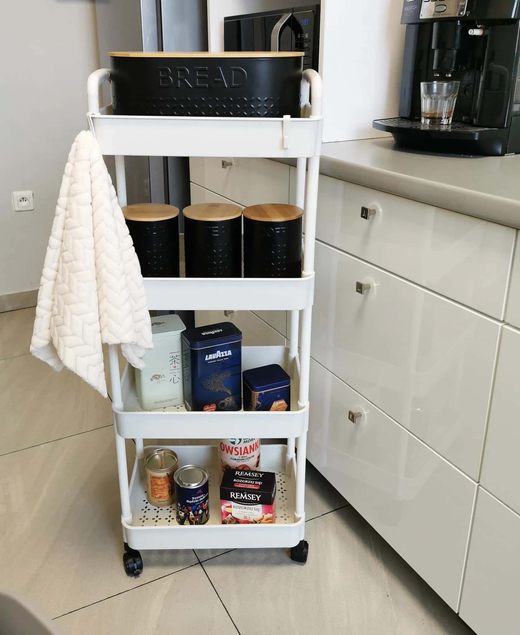 Wózek plastikowy CONRAD 4 100 biały – miniatura 13