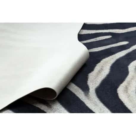 Dywan Sztuczna Skóra Bydlęca, Zebra G5128-1 Biało-czarna skórka – miniatura 3