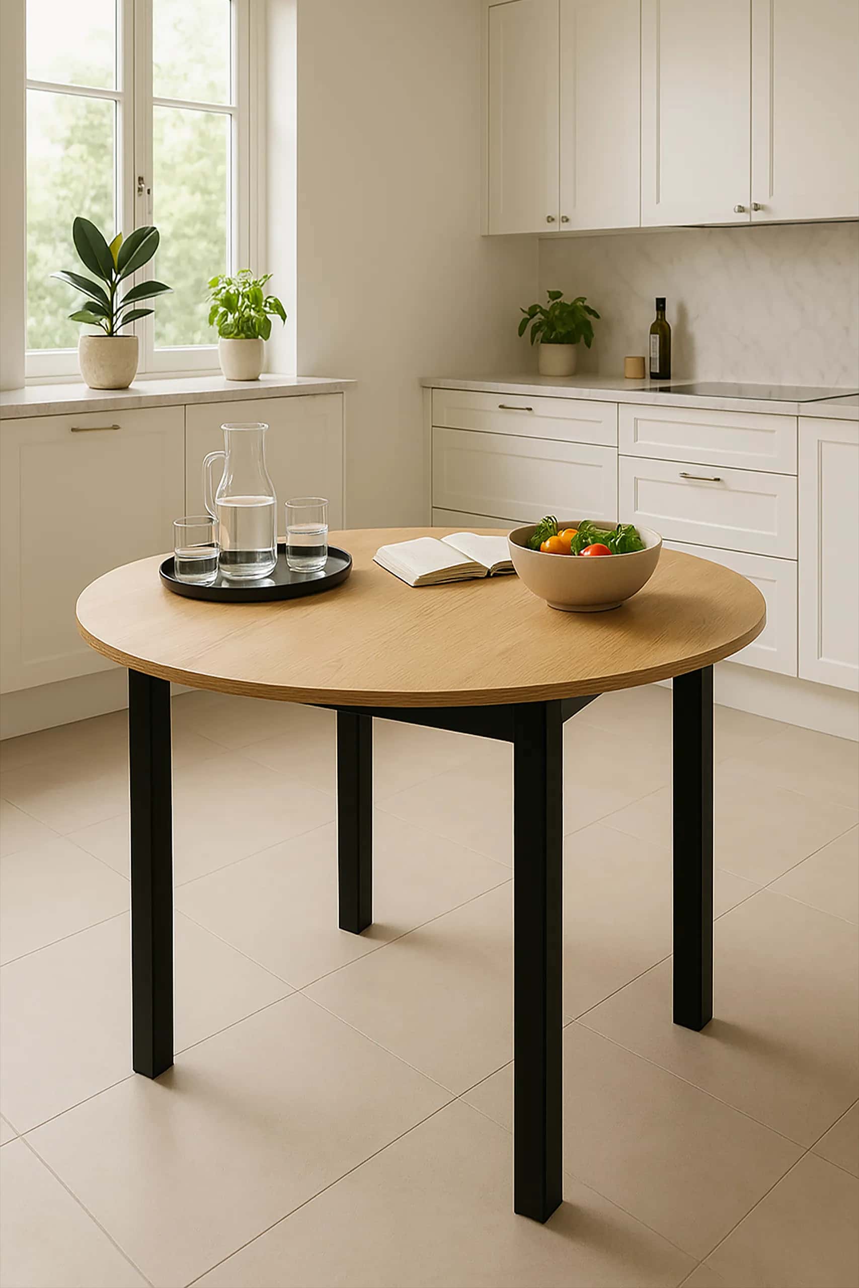 SJ211D Stół Wiktor fi 110x76cm Dąb – miniatura 6