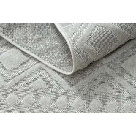 Dywan Strukturalny SOLE D3851 Boho, romby - płasko tkany – miniatura 4