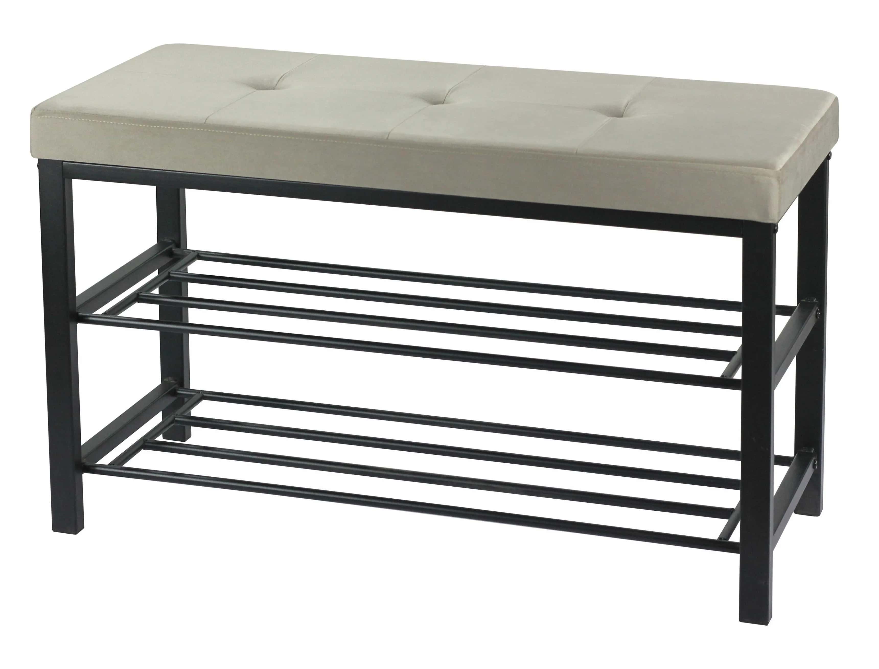 Siedzisko 79x32x50cm Vel Taupe – miniatura 1