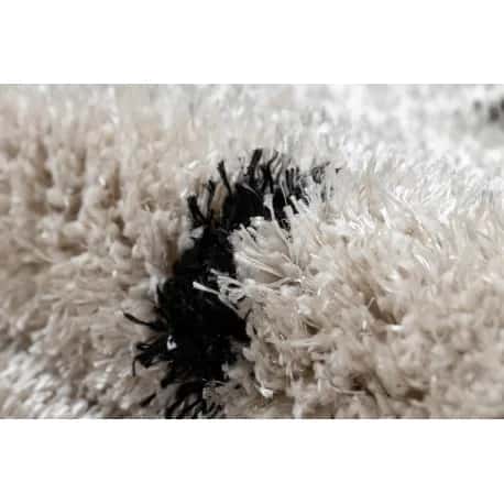 Dywan FLUFFY 2370 shaggy kropki - krem / antracyt – miniatura 5