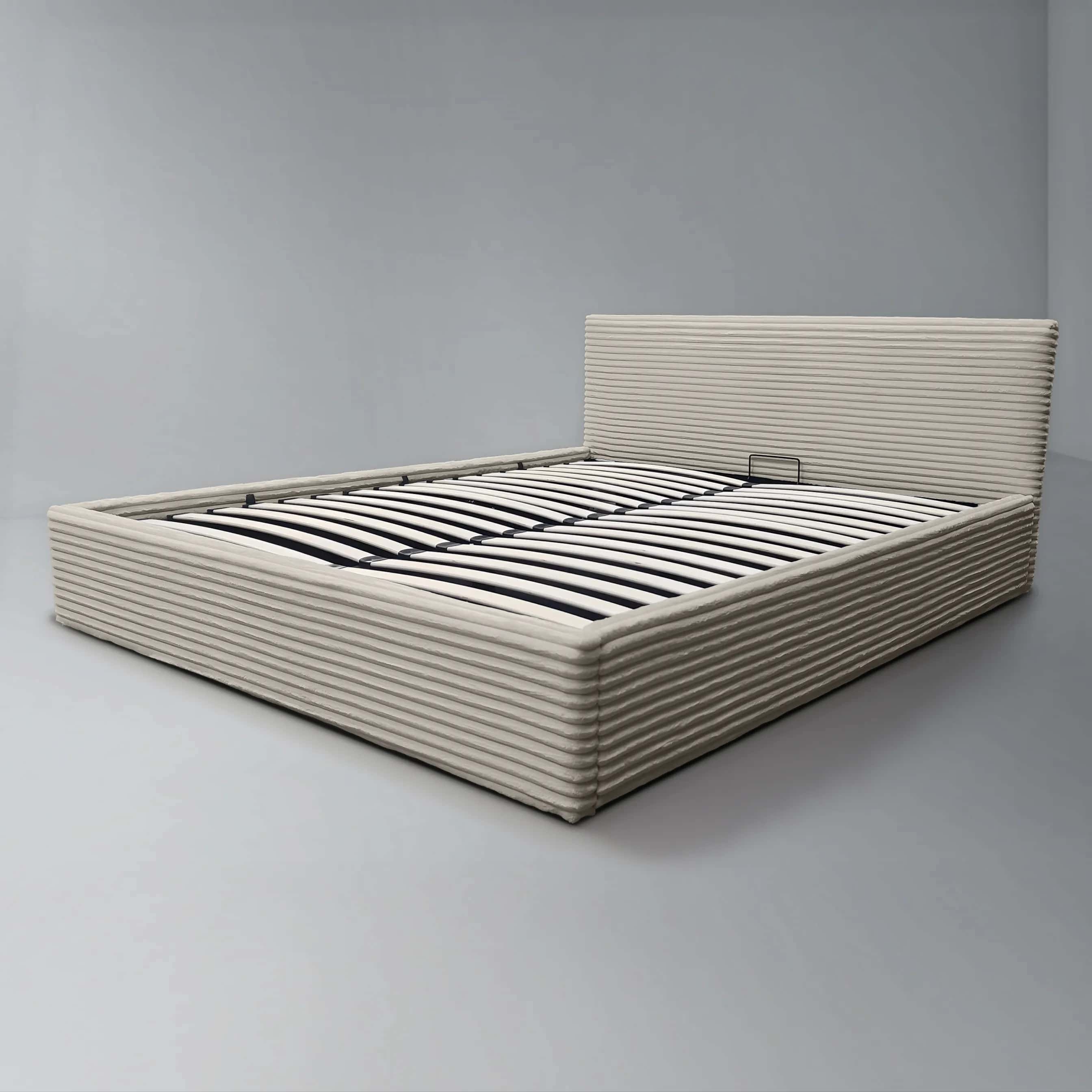Łóżko LOUIS 160×2×80 taupe – miniatura 9