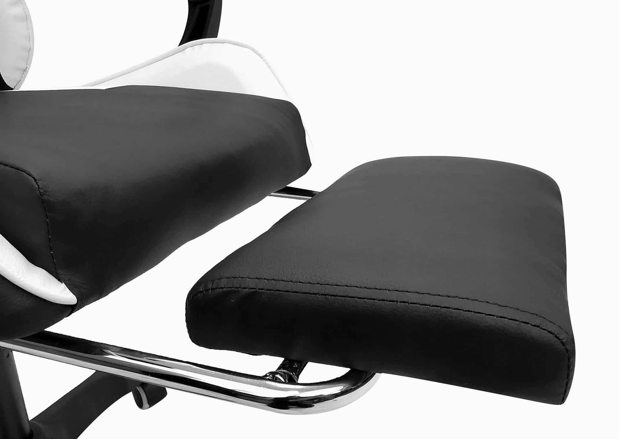 KG104 fotel gaming BIAŁY + PM – miniatura 8