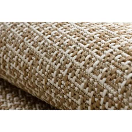 Dywan sizal FLAT 49371265 Kratka - beż naturalny kolor słomkowy, sznurkowy – miniatura 5