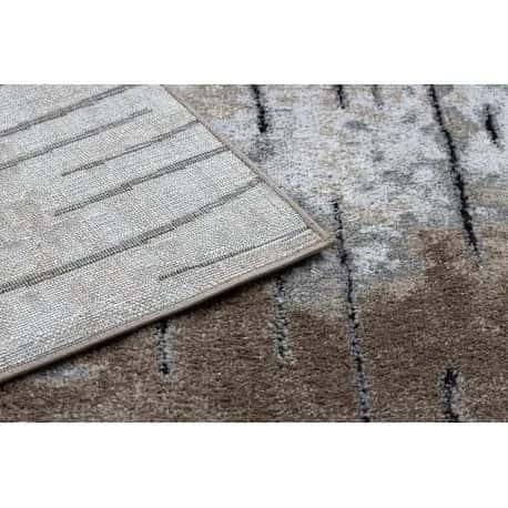 Dywan nowoczesny COZY 8876 Rio - Strukturalny, dwa poziomy runa brązowy – miniatura 3