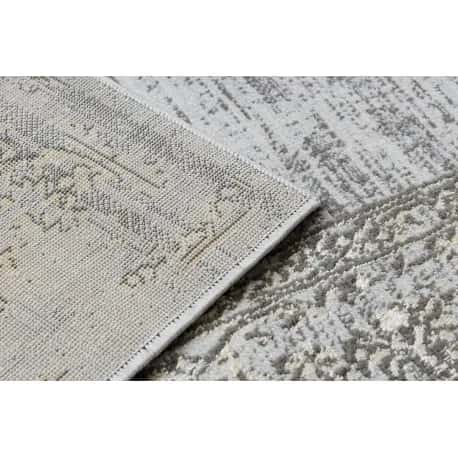 Dywan LIRA E1468 Rozeta, strukturalny, nowoczesny, glamour - szary / złoty – miniatura 3