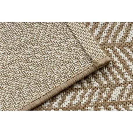 Dywan sizal FLAT 48964265 Jodełka - beż naturalny kolor słomkowy, sznurkowy – miniatura 3