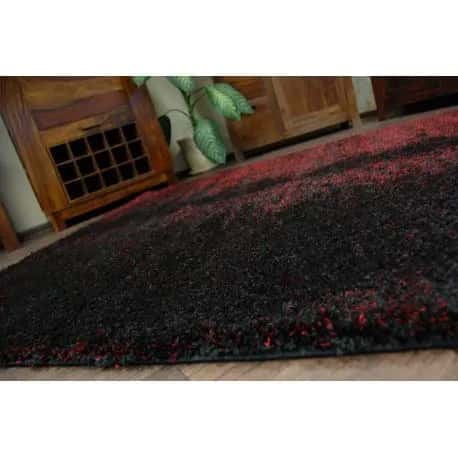 Dywan SHAGGY NARIN P901 black red – miniatura 2