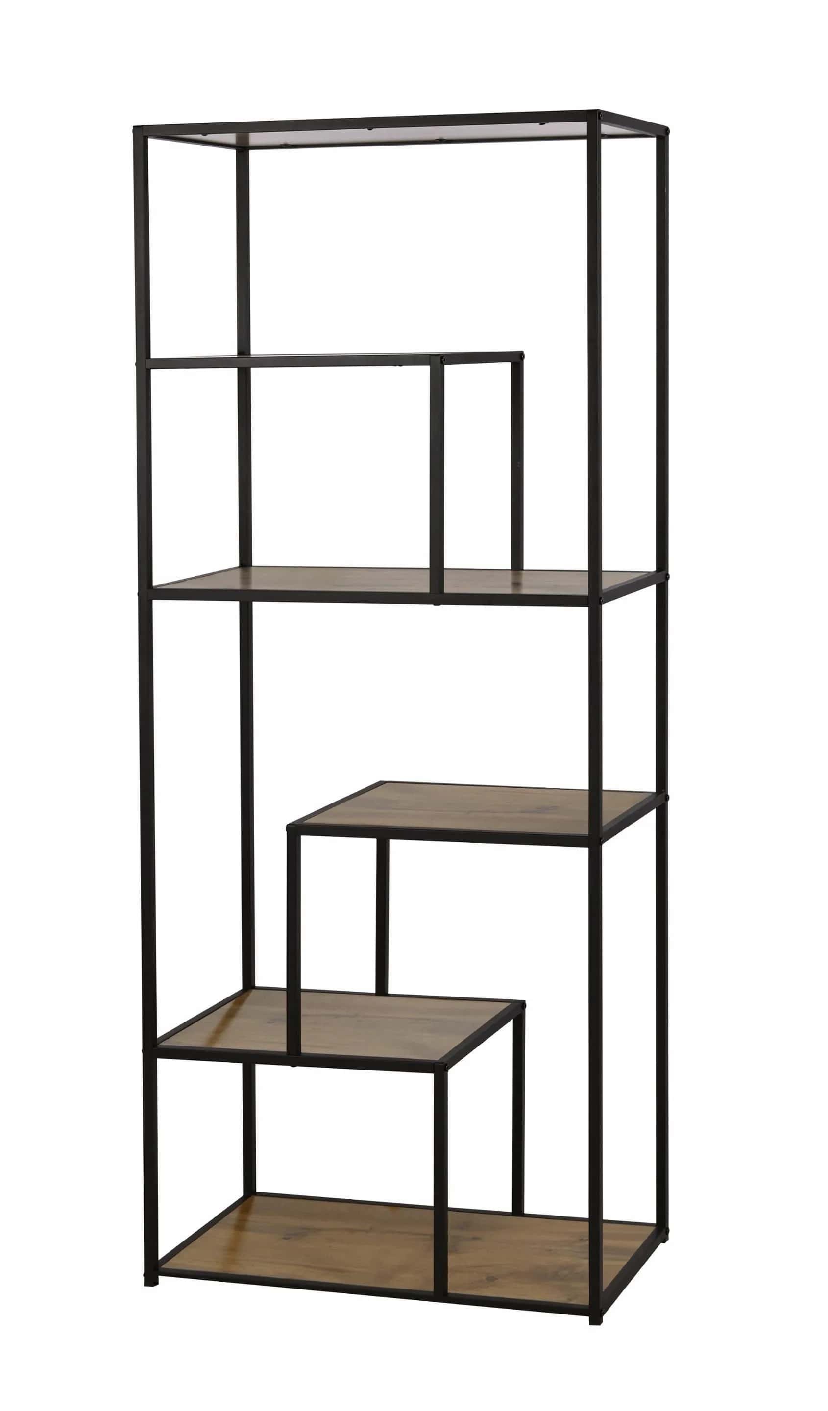RL105 Regał loftowy 70x33x170cm Dąb – miniatura 1