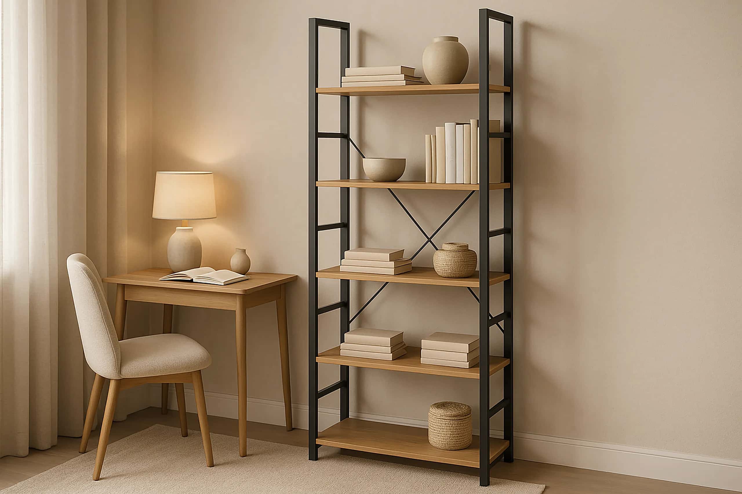 RL102 Regał loftowy 60x30x158cm Dąb – miniatura 8