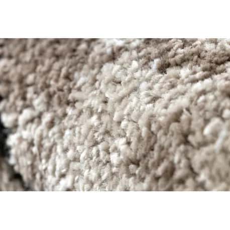 Dywan nowoczesny COZY Polygons Koło, geometryczny, trójkąty - Strukturalny, dwa poziomy runa brązowy – miniatura 5