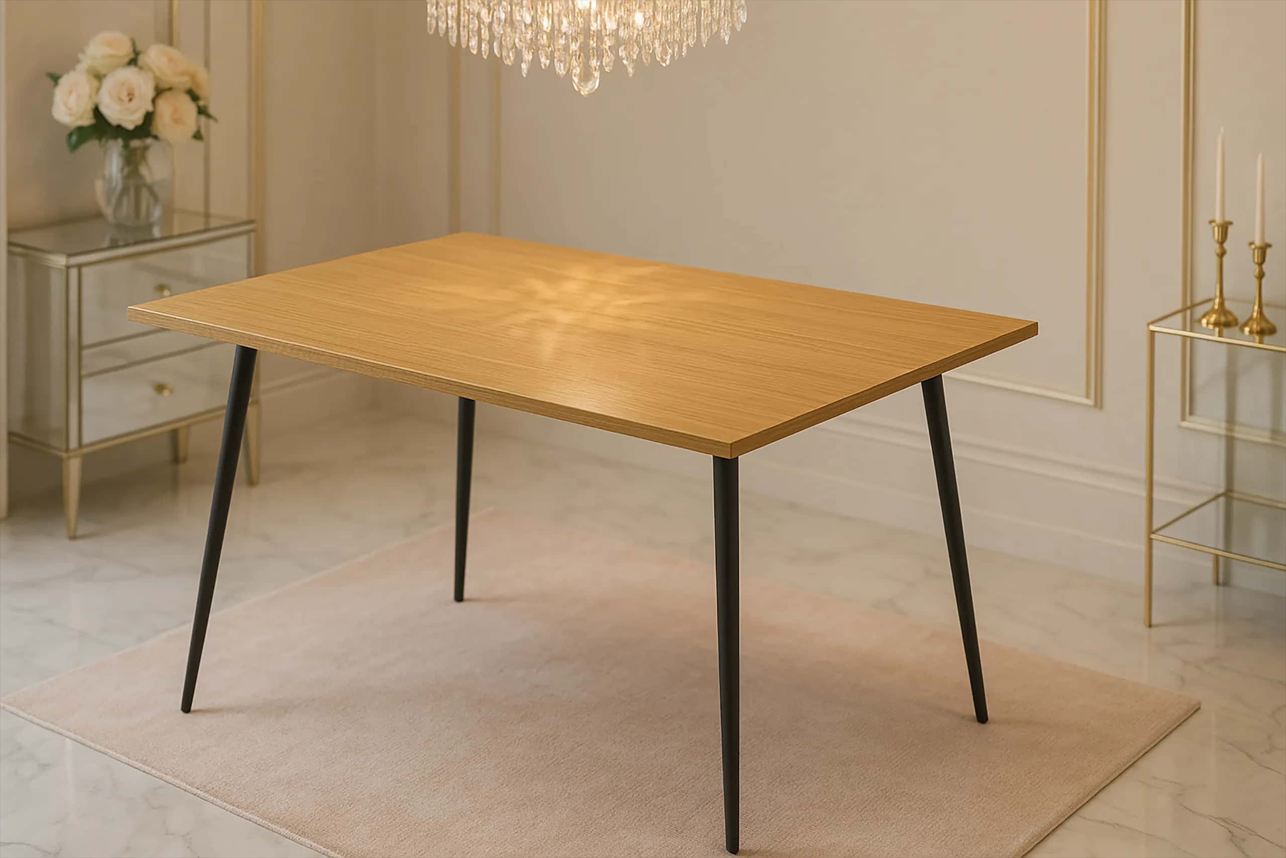 Stół do jadalni CELINE 120 120×80×75 dąb – miniatura 10