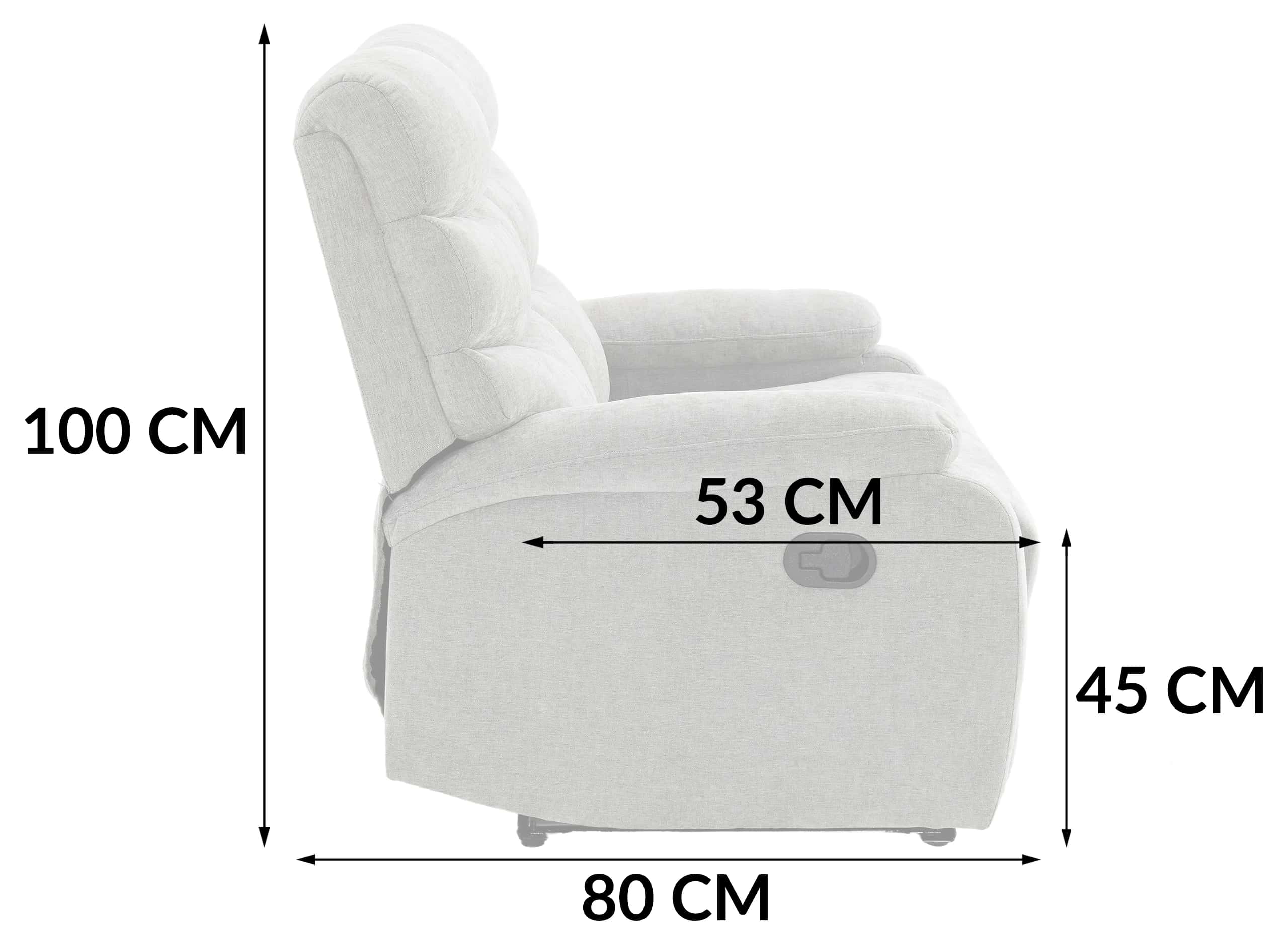Fotel duo szenil CASPER taupe – miniatura 10