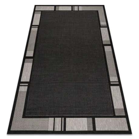 DYWAN SZNURKOWY SIZAL FLOORLUX 20195 CZARNA / srebrny – miniatura 1