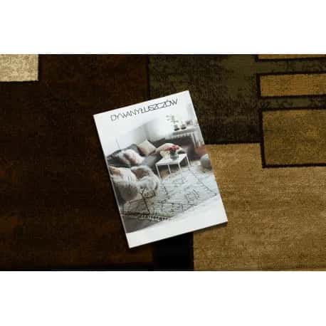 Dywan ROYAL 5367 Geometryczny 3D - czarny / brązowy – miniatura 2