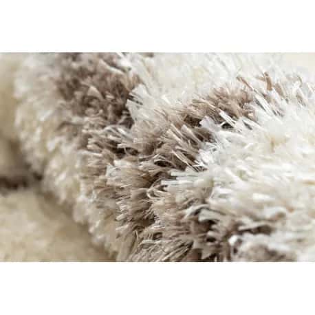 Dywan FLUFFY 2373 koło shaggy kratka, trellis - krem / beż – miniatura 5