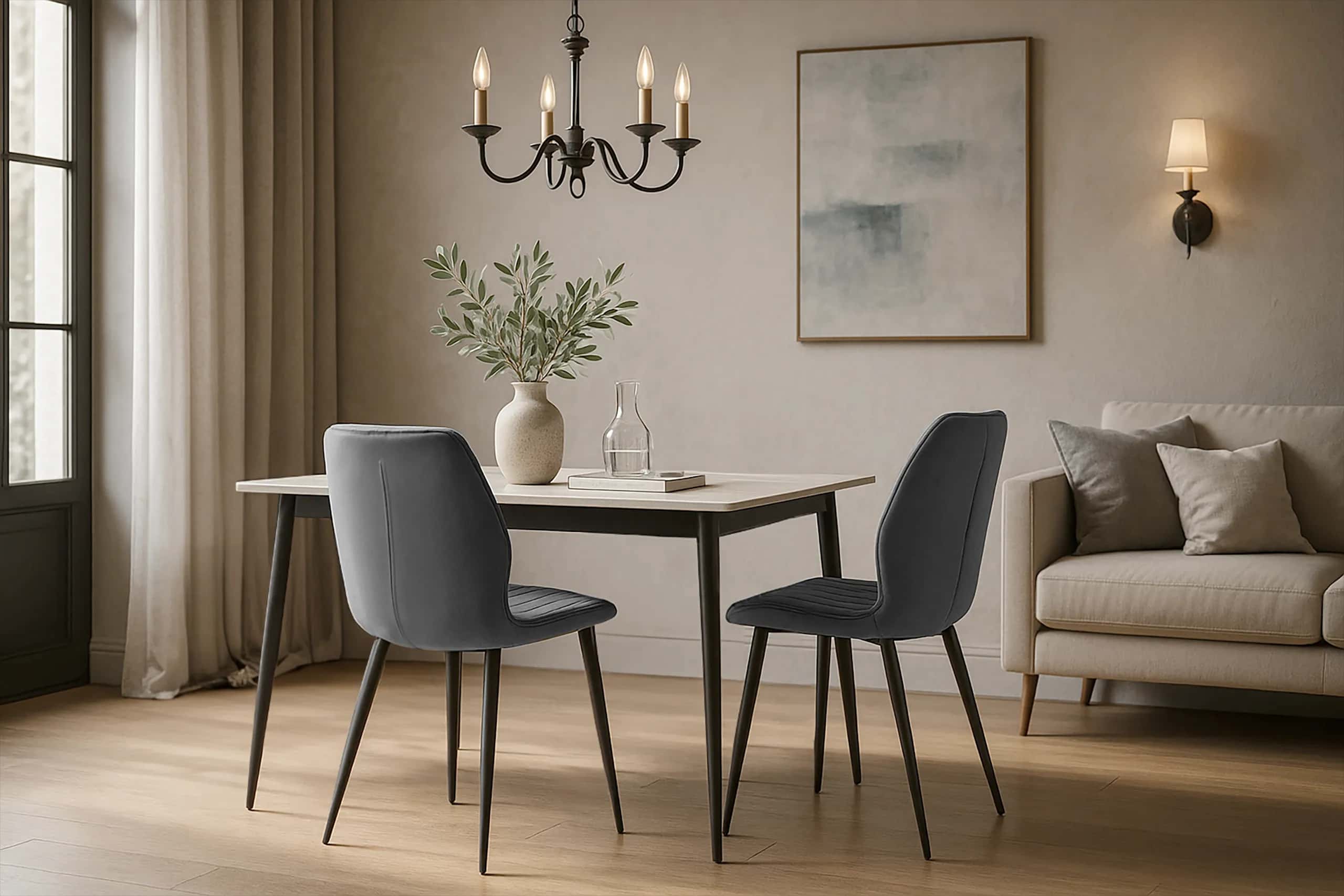 KT119 Krzesło Zoya PAS VEL Szary – miniatura 6