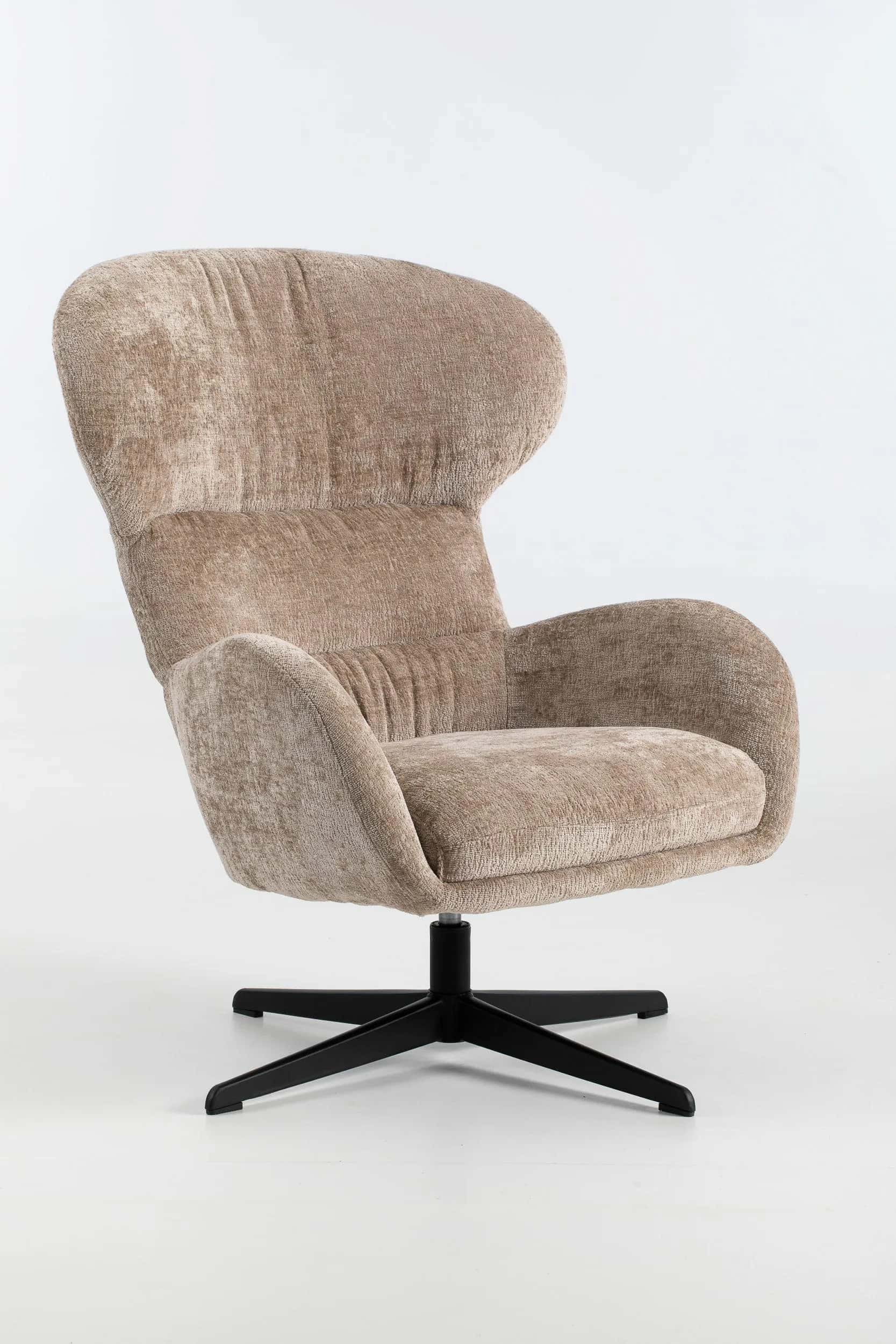 FO104 FOTEL LOUIS Szen. Taupe – miniatura 1