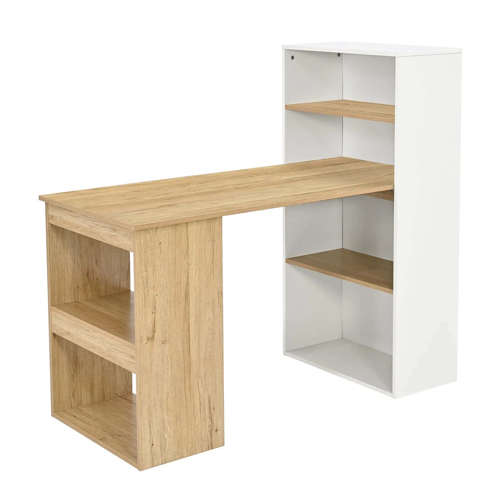 BB108 Biurko z regał.130x60x120 – miniatura 1