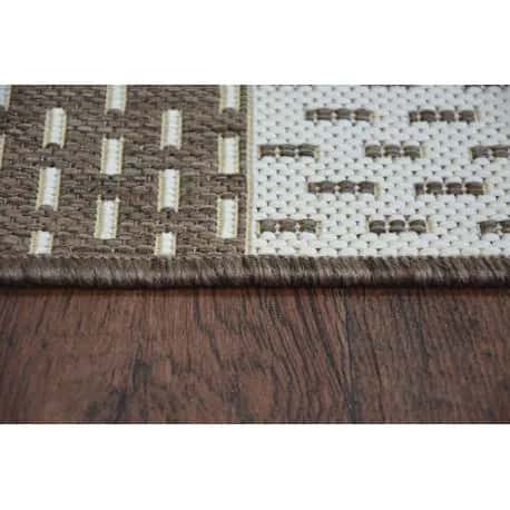 Dywan SZNURKOWY SIZAL FLAT 48722/608 Dwukolorowy krem brąz – miniatura 4