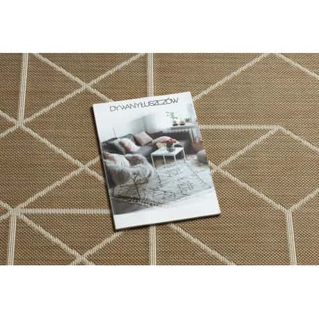 Dywan sizal FLAT 48959265 Geometryczny naturalny beż sznurkowy – miniatura 2