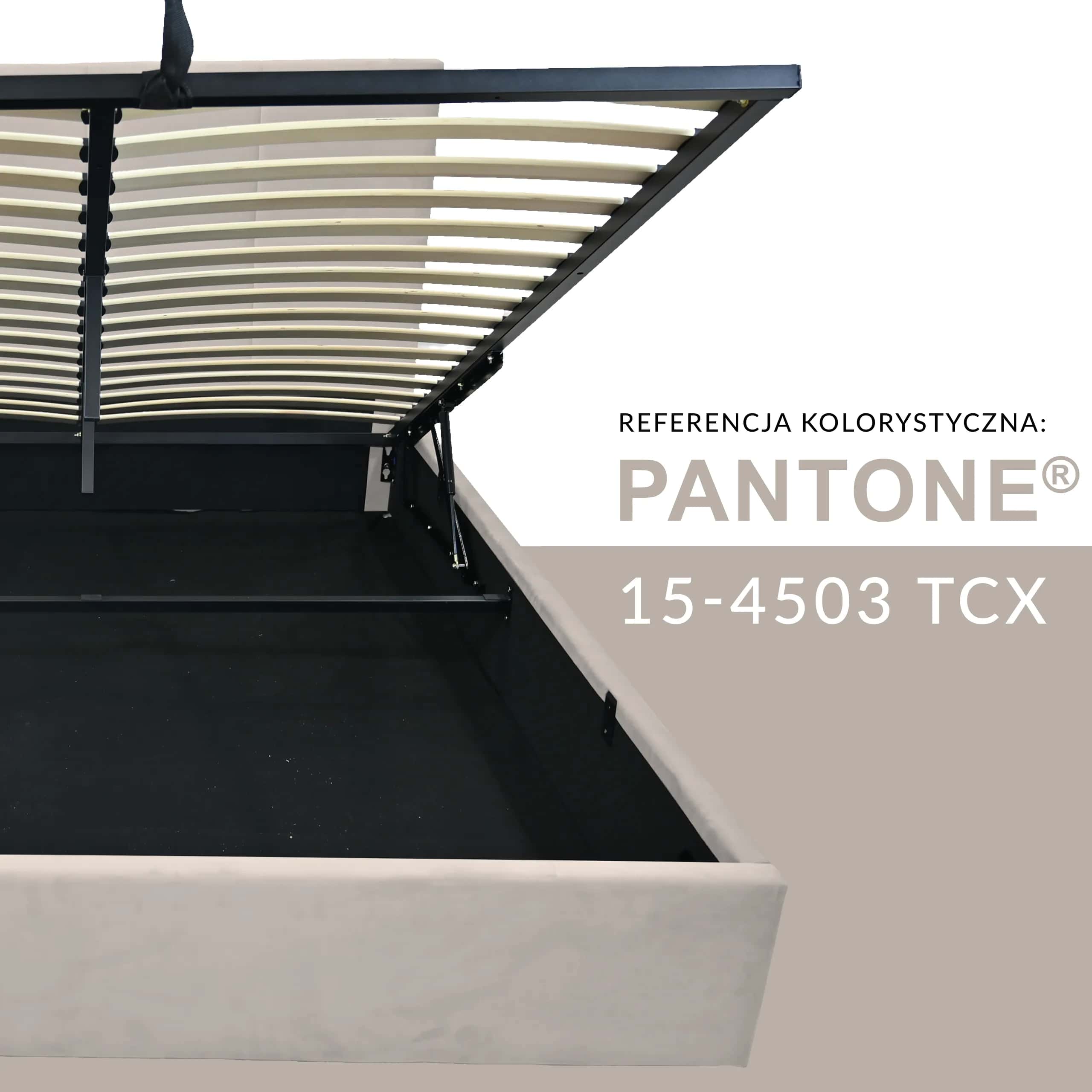 LT103 Łóżko Quadro 140x2x117 taupe – miniatura 5