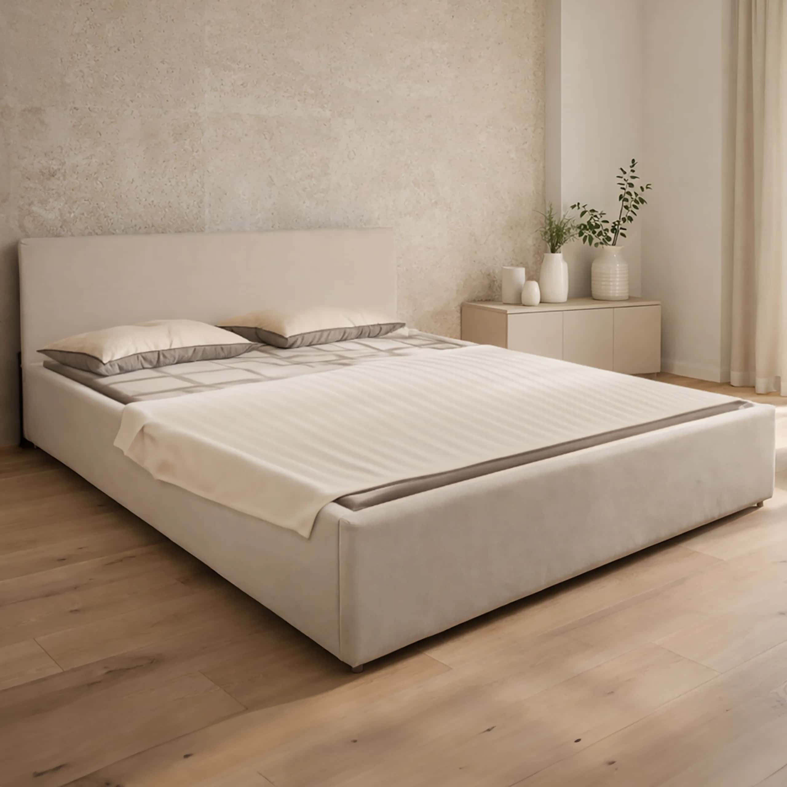 LT101 Łóżko Velio 140x2x80 taupe – miniatura 7