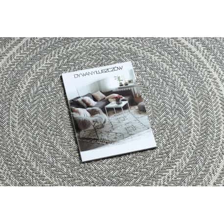 Dywan koło SZNURKOWY SIZAL FLAT 48837637 Boho, warkocz, plecionka – miniatura 2