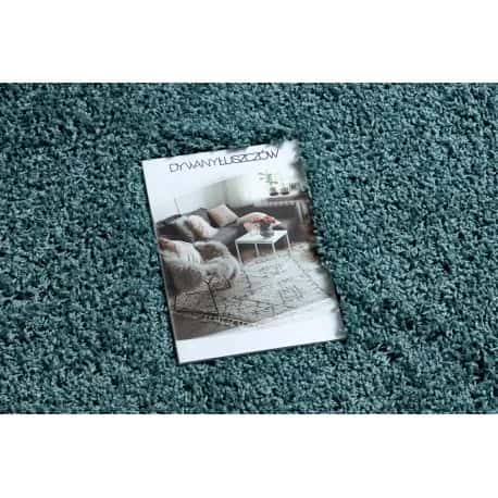 Dywan, Chodnik SOFFI shaggy 5cm niebieski - do kuchni, przedpokoju, na korytarz – miniatura 2