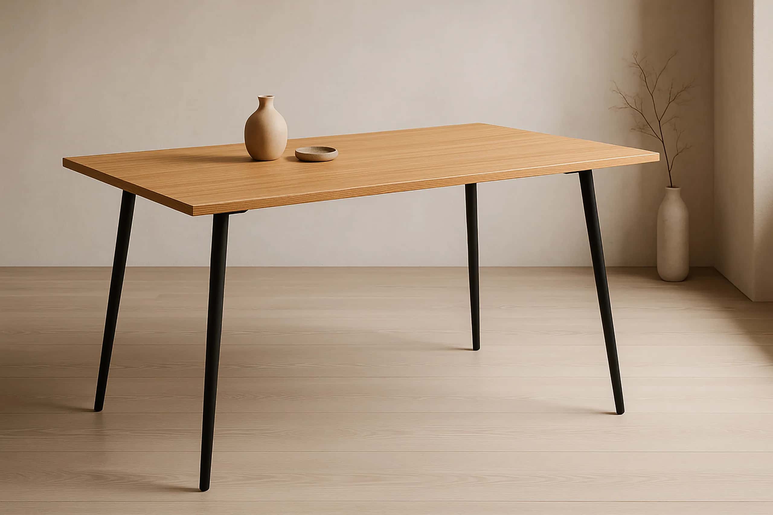 Stół do jadalni CELINE 140 140×80×75 dąb – miniatura 10