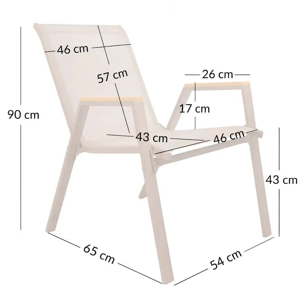 Krzesło POLA taupe KD – miniatura 2