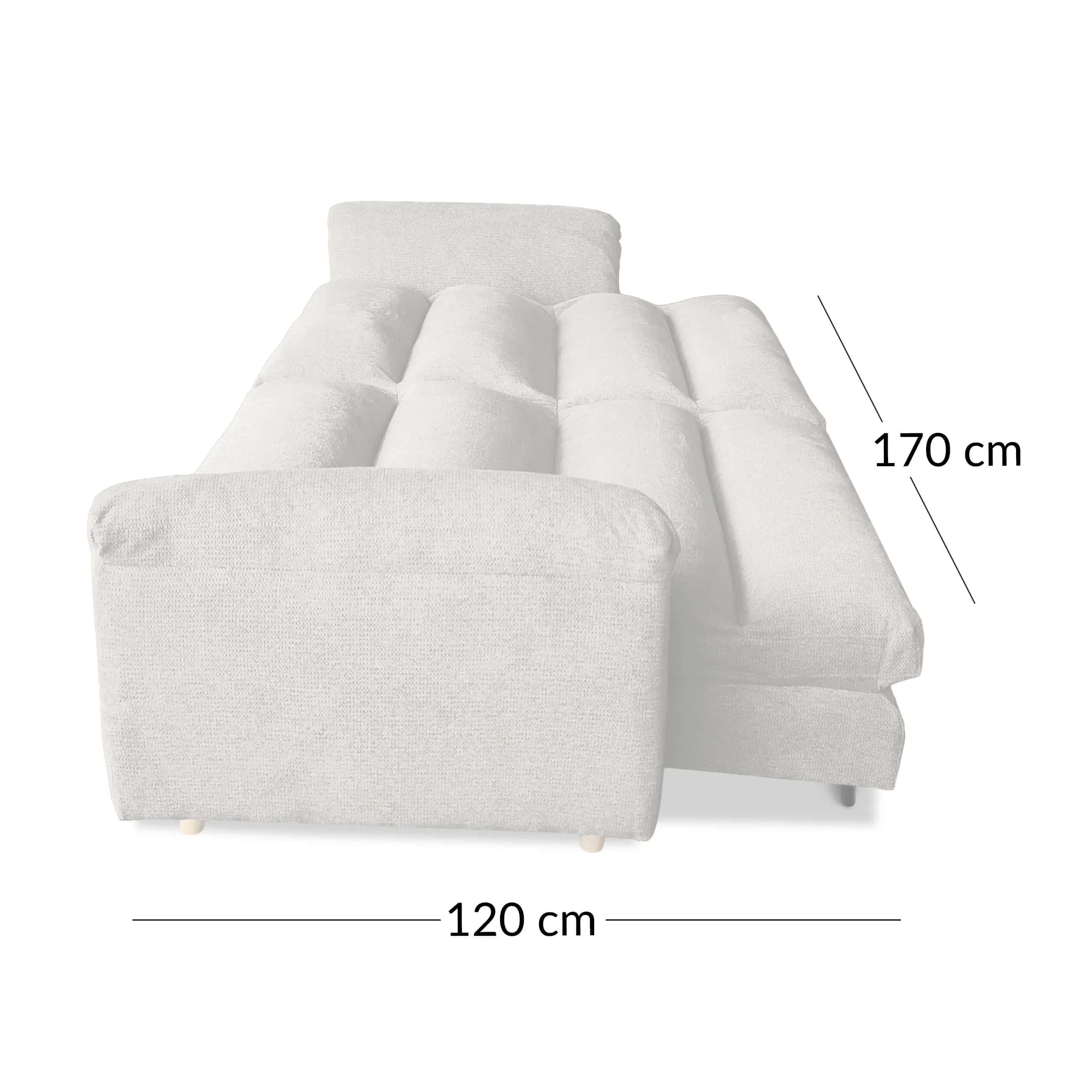 Sofa szenil MAURICE brąz – miniatura 9