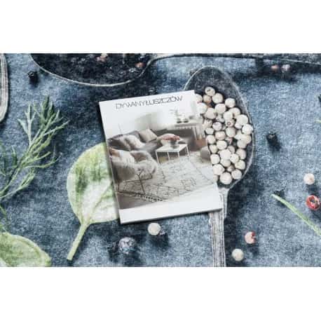 Dywan do prania ANDRE 1151 Łyżki, do kuchni, antypoślizgowy – miniatura 3