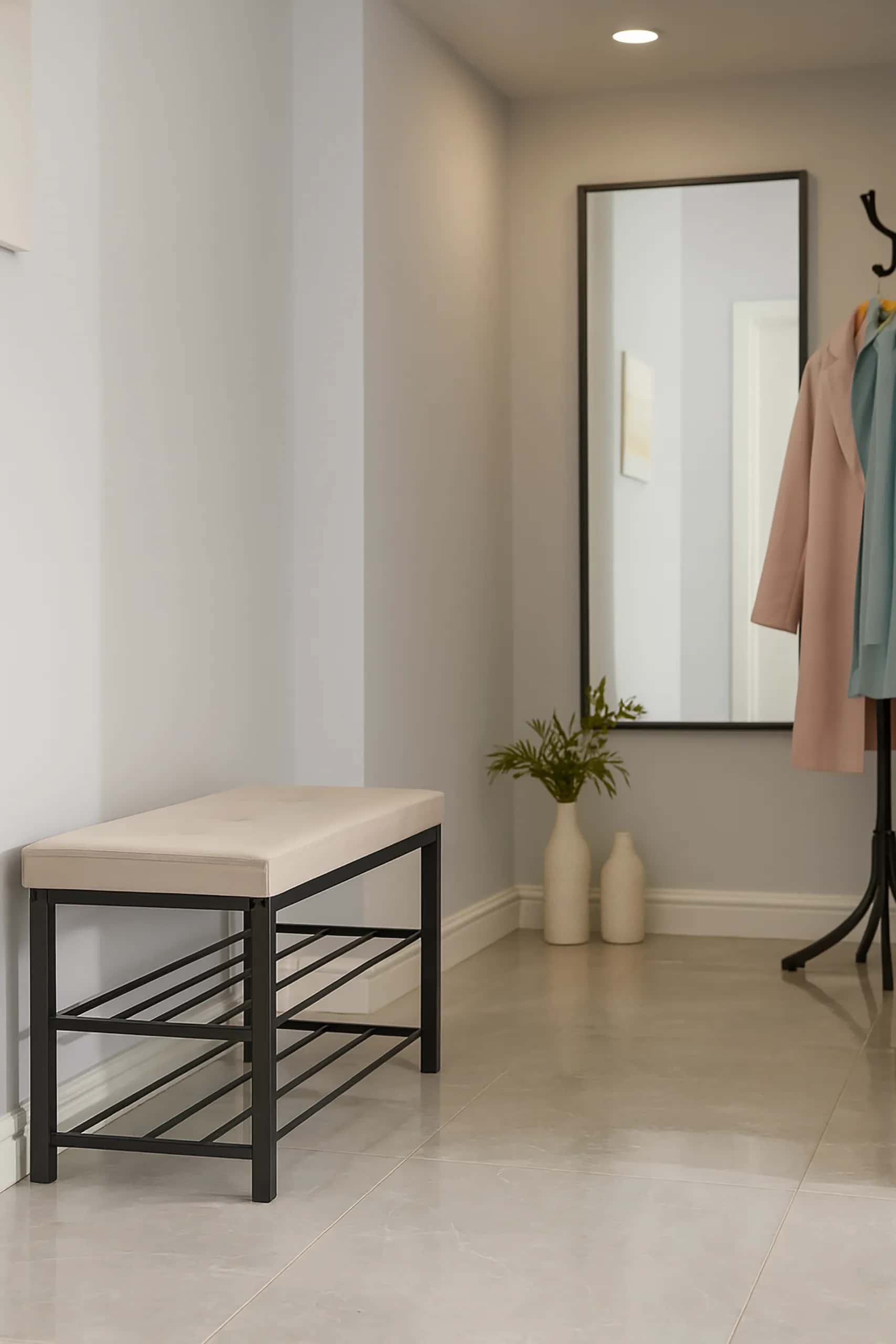 Siedzisko welur ALIDA 79×32×50cm taupe – miniatura 11