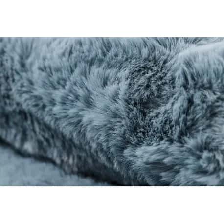 Dywan SHAPE 3148 Gwiazda Shaggy - niebieski pluszowy, antypoślizgowy, do prania – miniatura 5