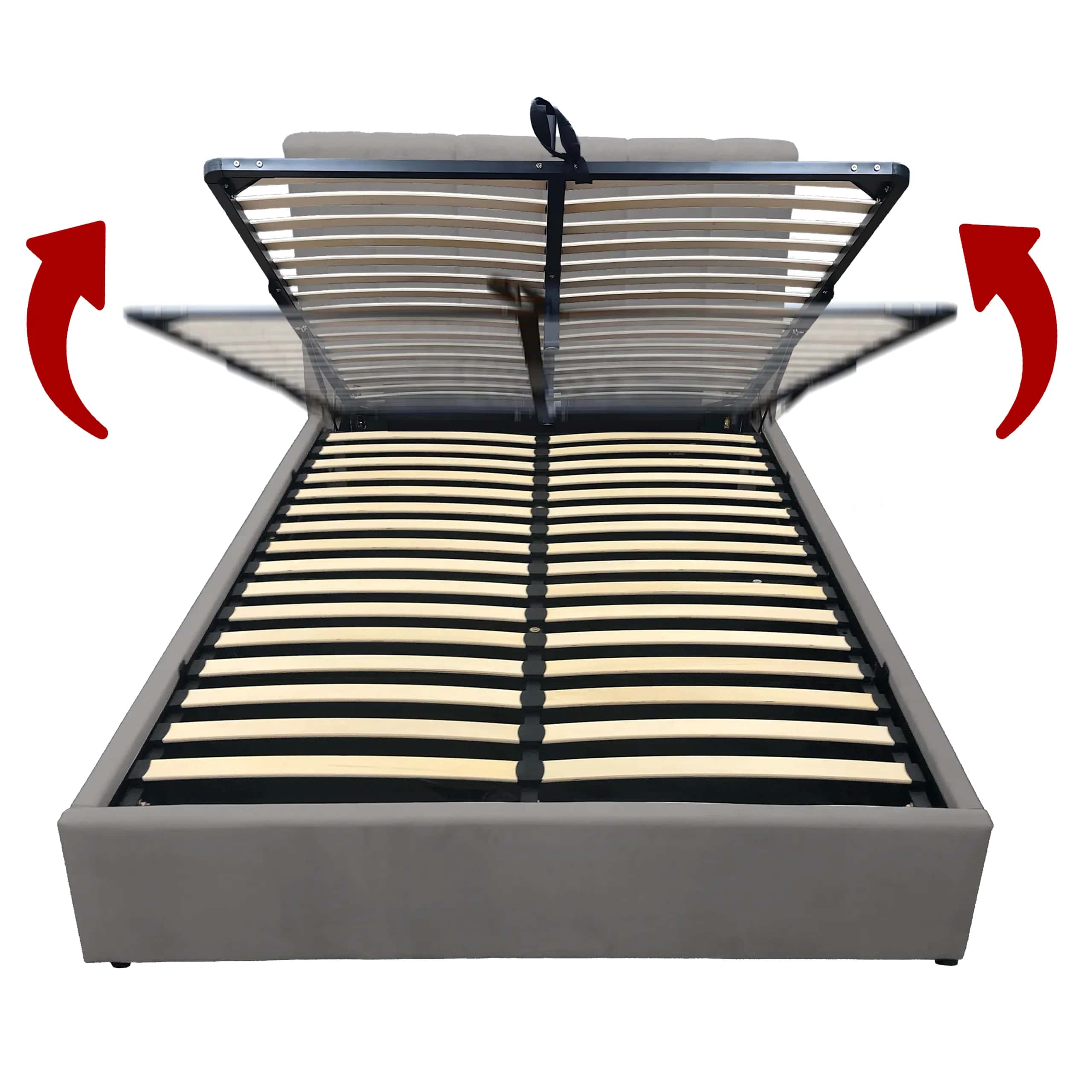 LT102 Łóżko Vertica 160x2x117 szary – miniatura 5