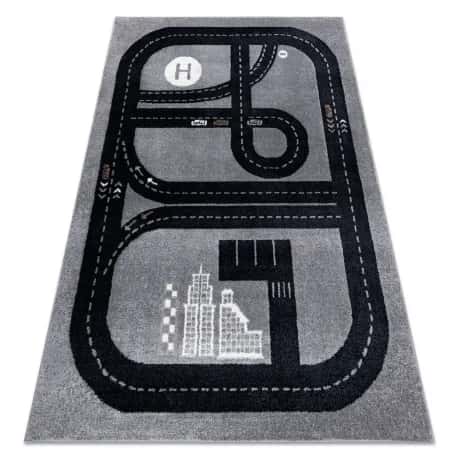 Dywan FUN Track dla dzieci, ulica, miasto – miniatura 1