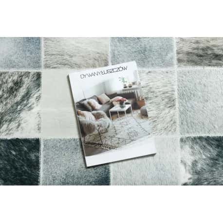 Dywan PATCHWORK 21716 beż - Skóra bydlęca – miniatura 2