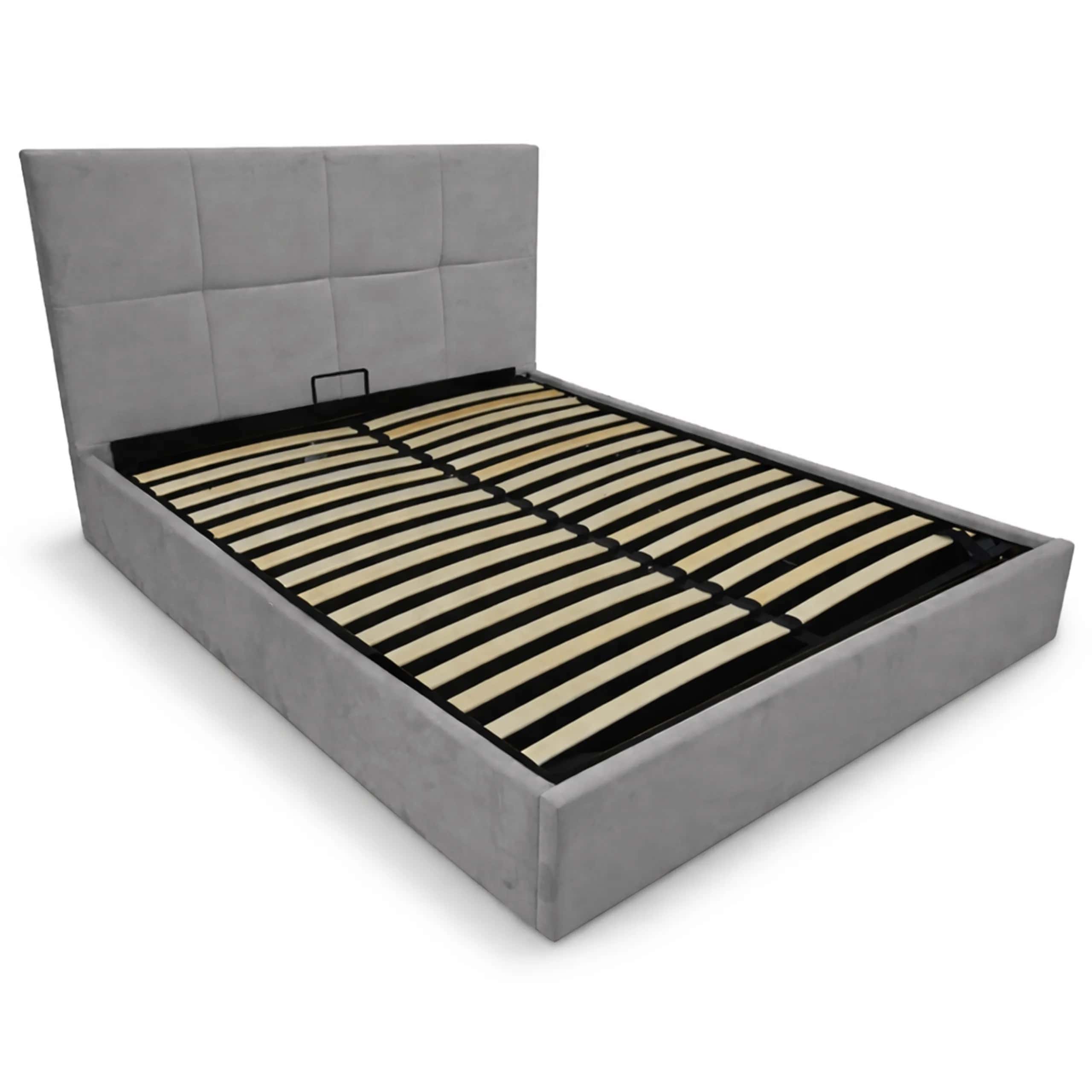 LT103 Łóżko Quadro 140x2x117 szary – miniatura 6