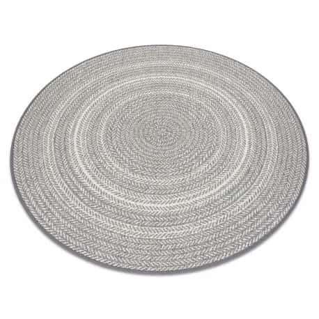 Dywan koło SZNURKOWY SIZAL FLAT 48837637 Boho, warkocz, plecionka – miniatura 1