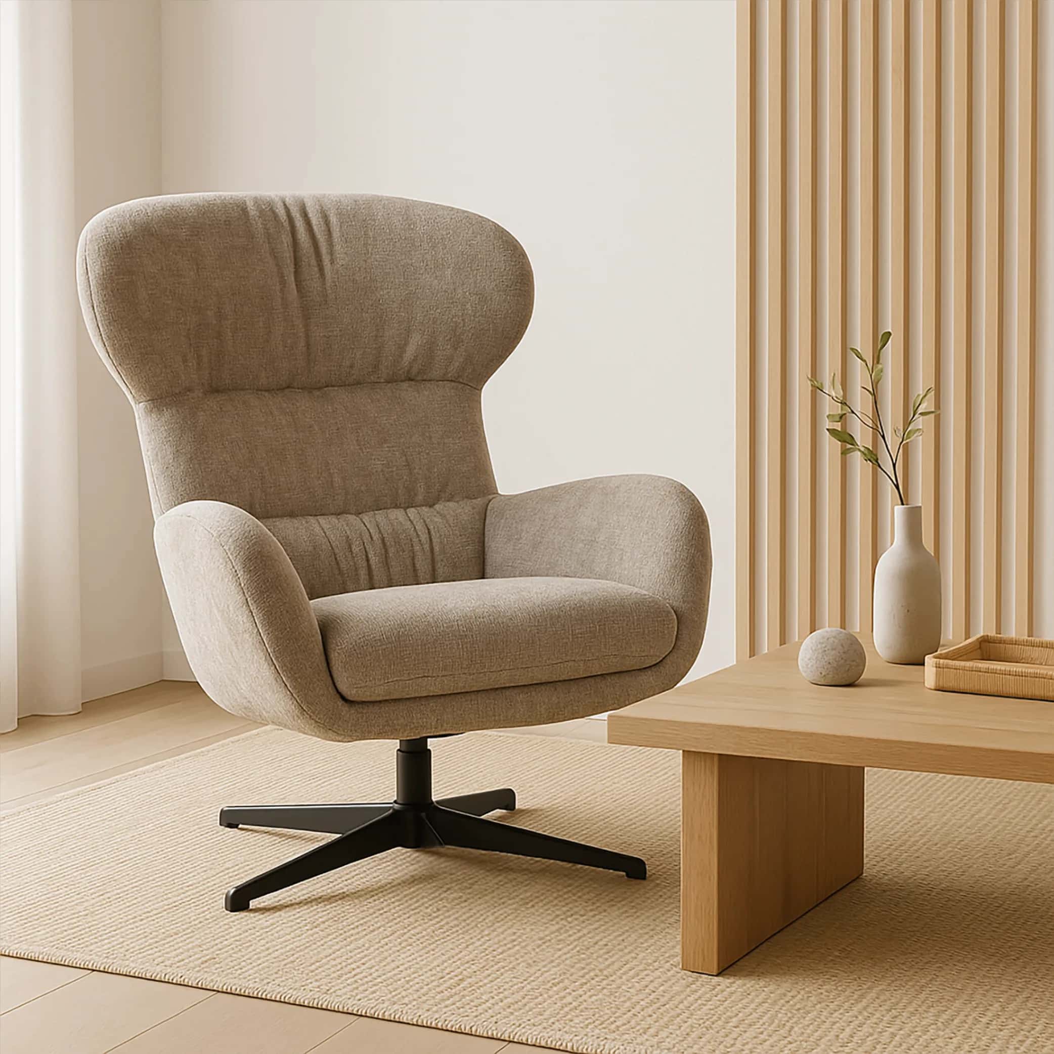 FO104 FOTEL LOUIS Szen. Taupe – miniatura 4