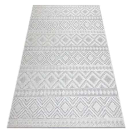 Dywan Strukturalny SOLE D3851 Boho, romby - płasko tkany – miniatura 1