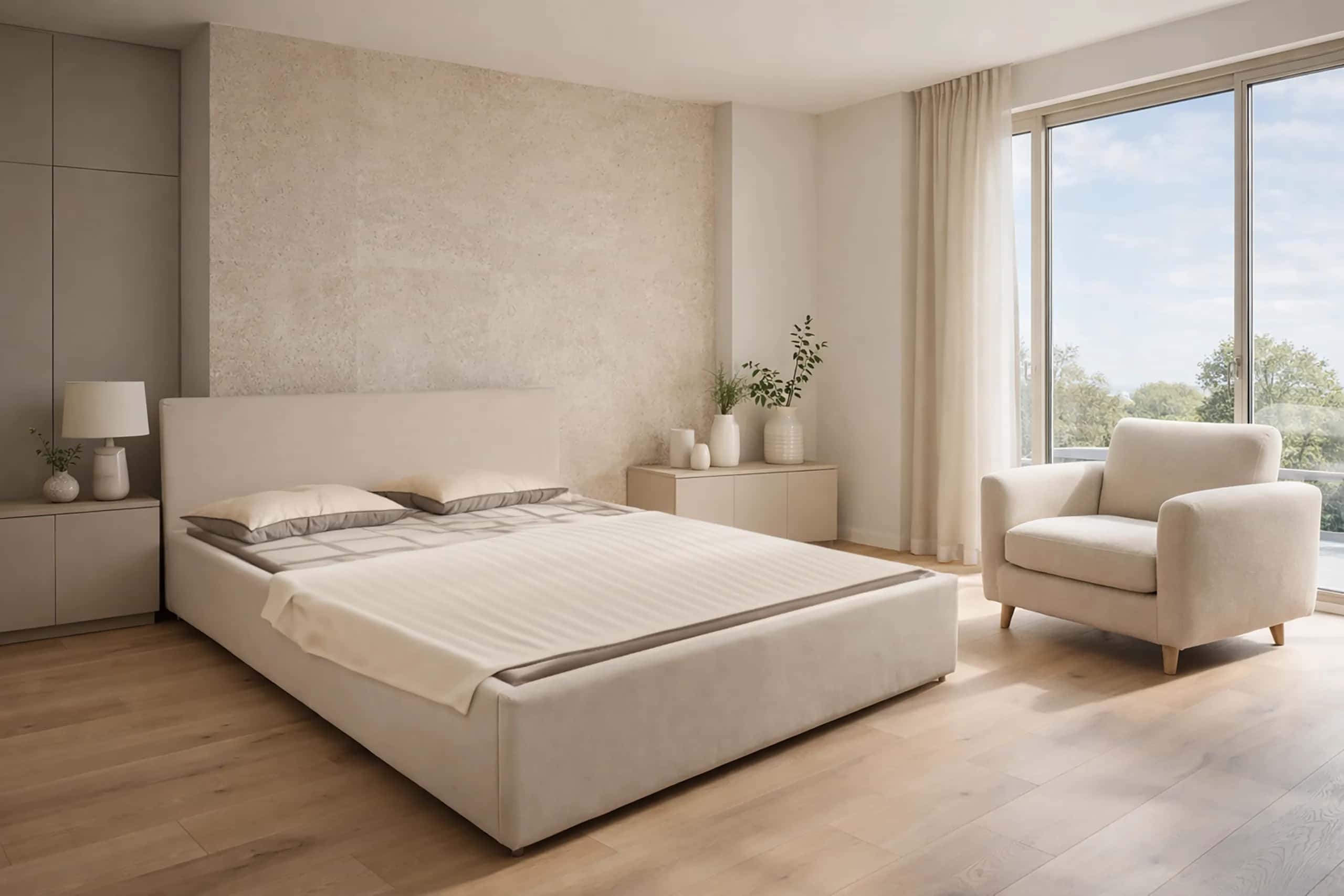 LT101 Łóżko Velio 140x2x80 taupe – miniatura 4